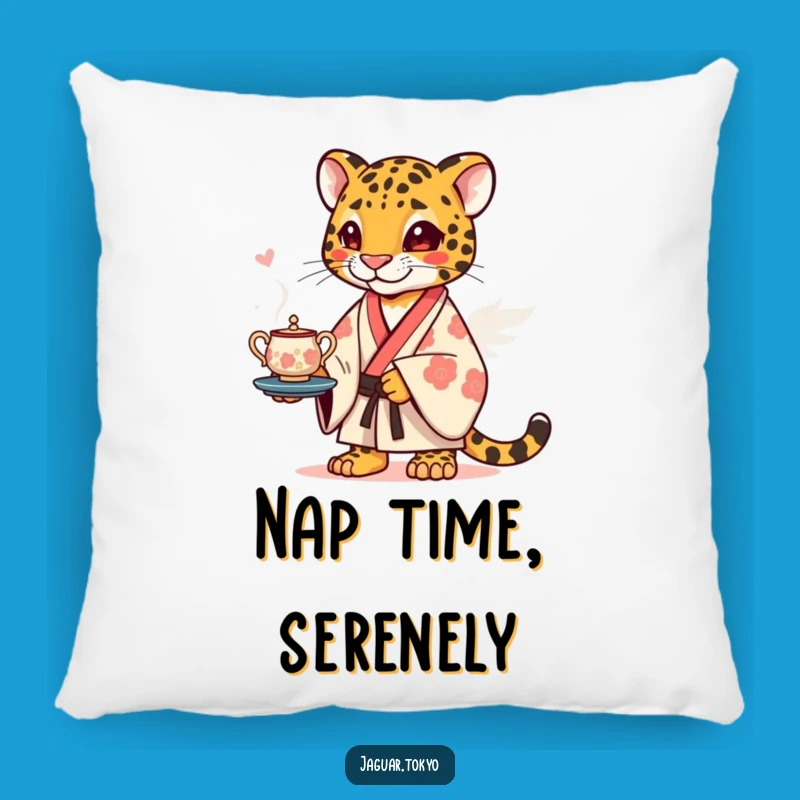 Funny Jaguar Kimono Pillow - Comfy & Hilarious Accent Decor!