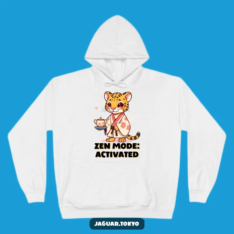 Cozy Funny Jaguar Kimono Hoodie - Warm Apparel for Hilarious Moments!