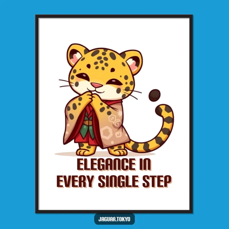 Free Printable Wall Art: Proud Jaguar Bow - Elegant Downloadable Decor for Sophistication