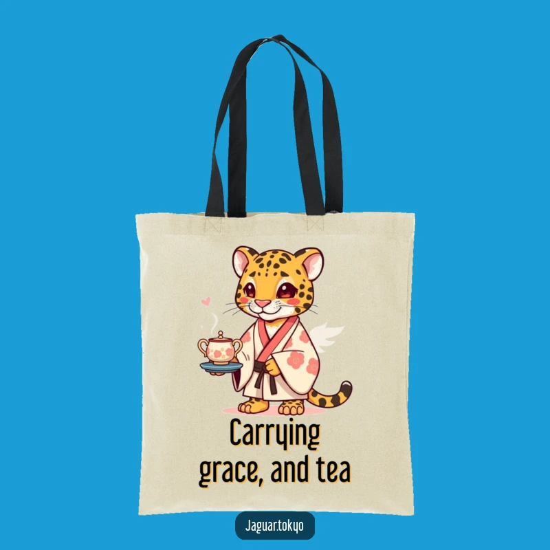 Funny Jaguar Kimono Tote Bag - Stylish & Comedic Carry-All Gift!